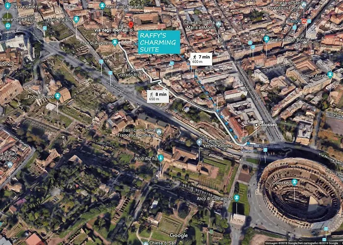 Center Fori Imperiali Raffy's Charming Appartement
